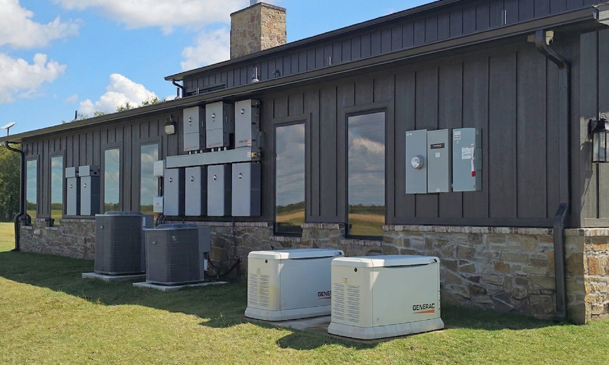 Solar panel installation