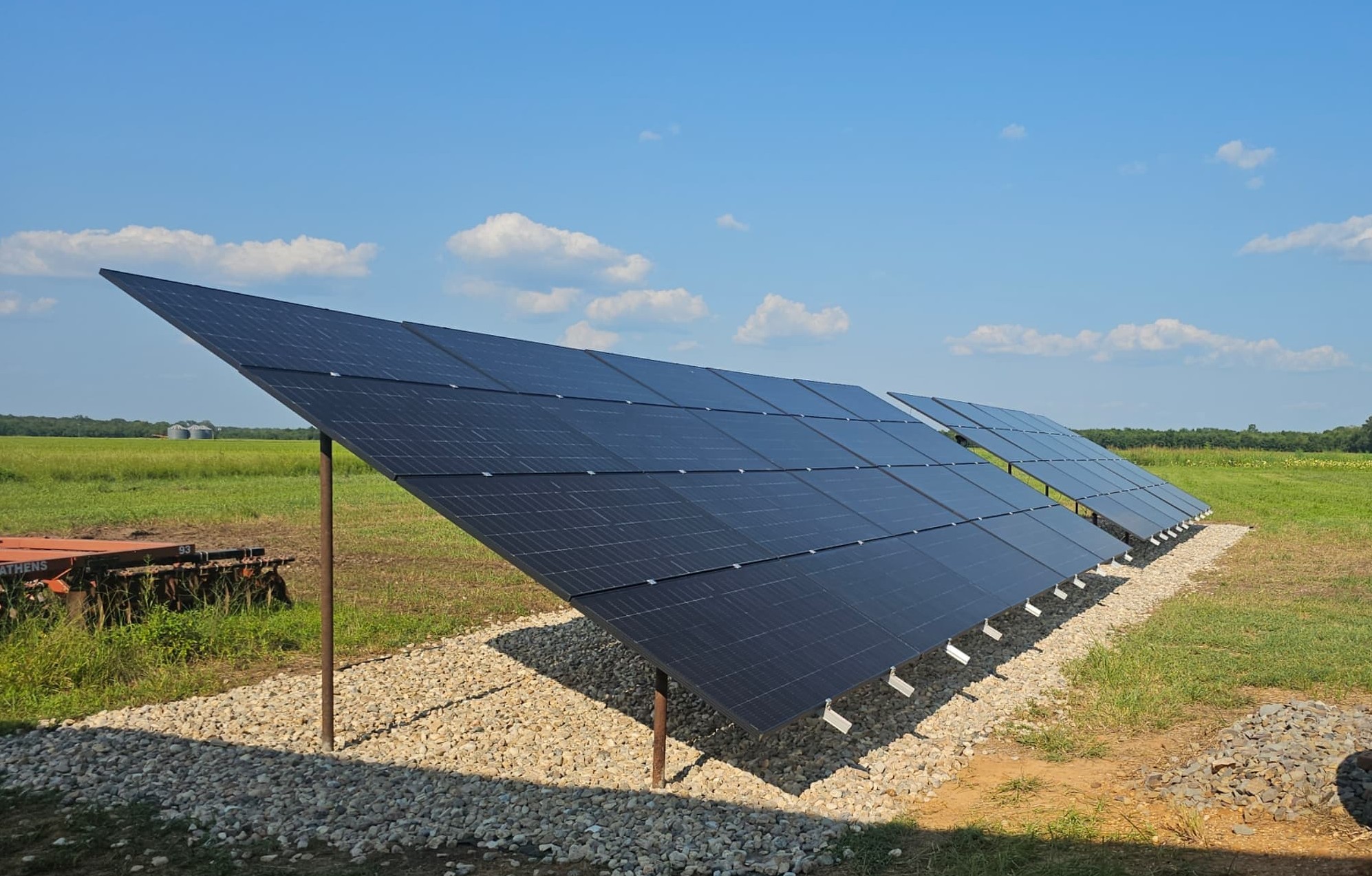 Solar panel installation