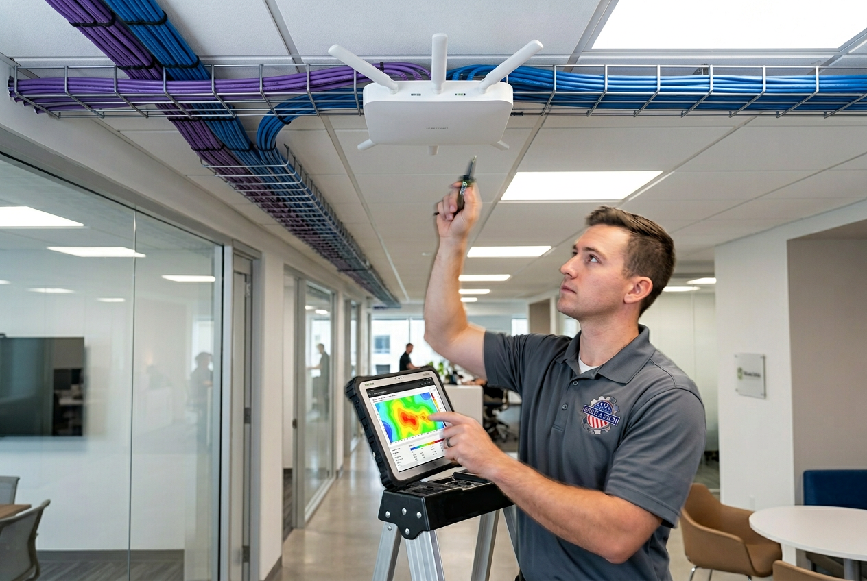 Wireless access point installation